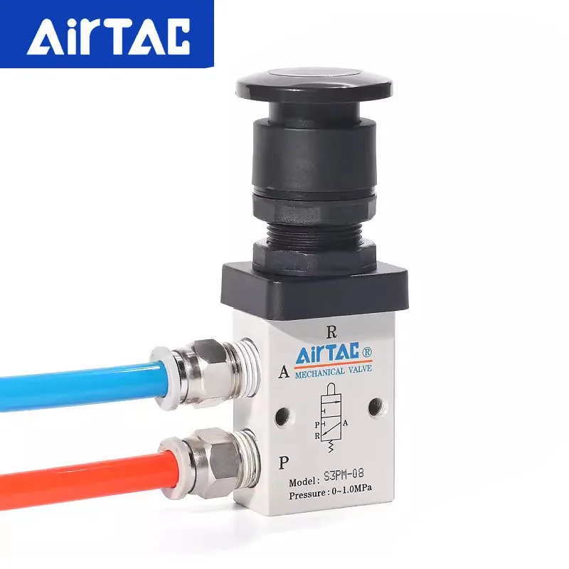 Оригинальный оригинальный механический клапан Airtac ручной в виде грибовой