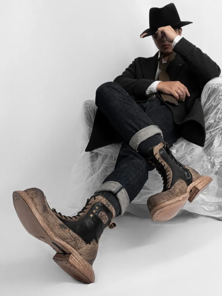 Рисунок 3 - Ботинки мужские высокие из воловьей кожи