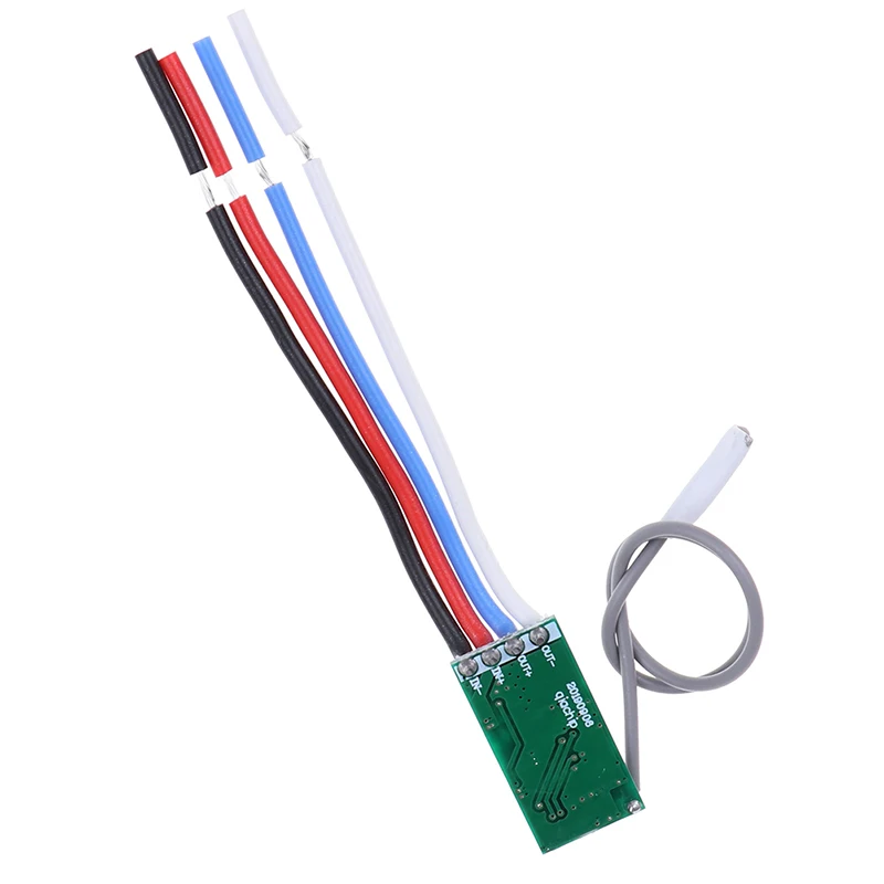 

433 Mhz 1CH RF Relay Receiver Universal Wireless Remote Control Switch Micro Module LED Light Controller DC 3.6V-24V DIY