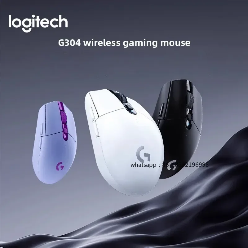 Фото Оригинальная беспроводная игровая мышь Logitech G304 Lightspeed, сенсор Hero 12K, 12000 DPI, 6 программируемых кнопок, совместимость с ПК и MacOS №4