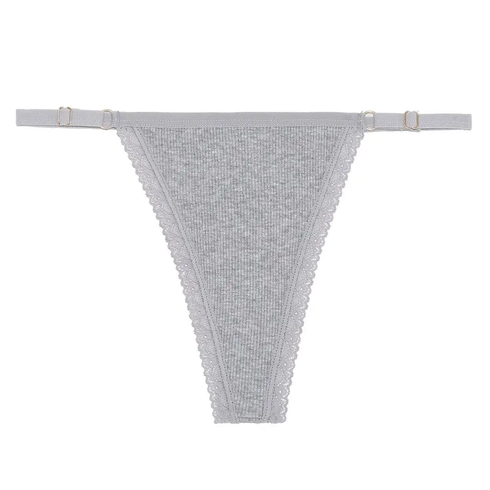 Нижнее белье для девушек и женщин с низкой талией хлопковые кружевные трусики