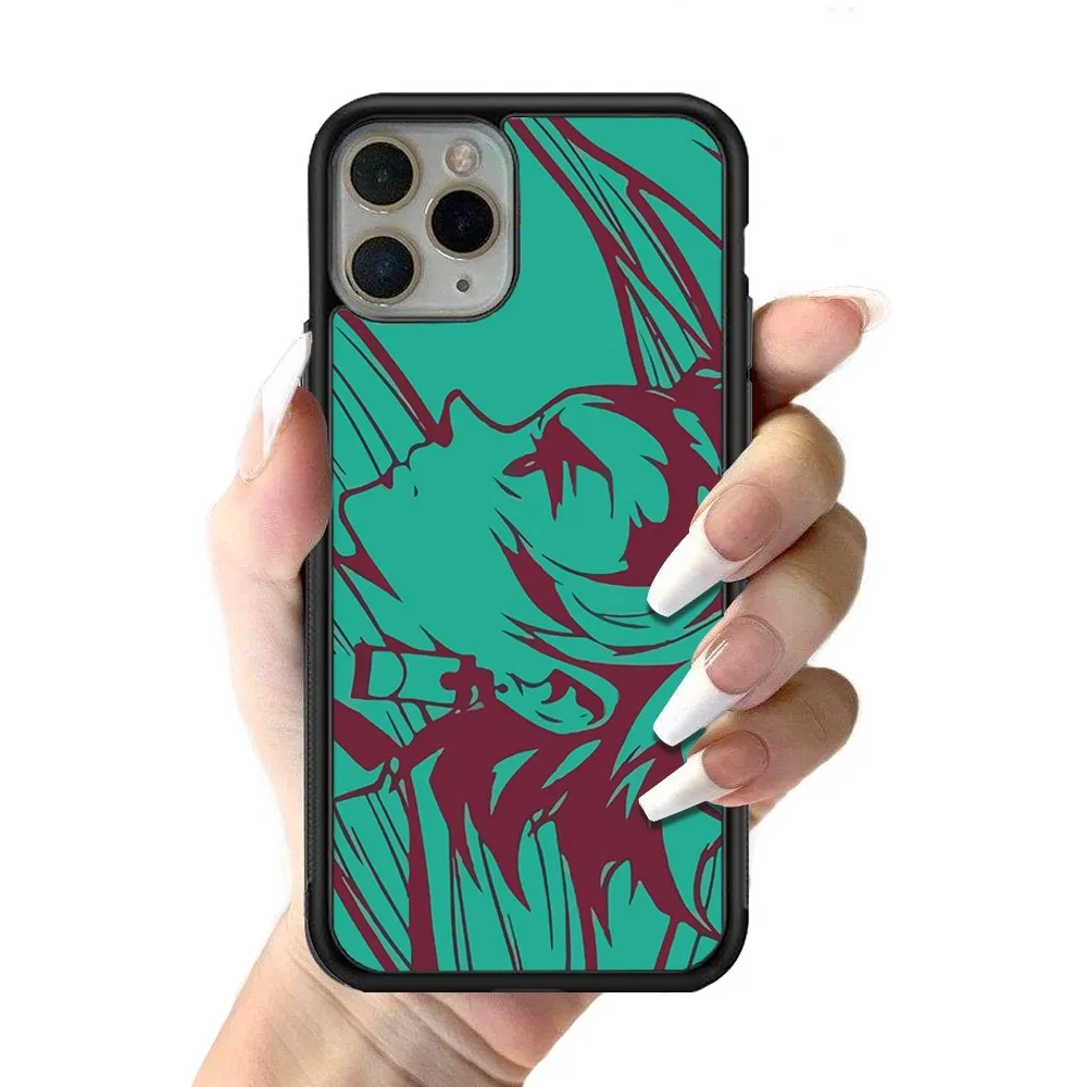 Demon Slayer Phone Case Silicone PC+TPU Case For IPhone 14 11 12 13 Pro Max 8 7 6 Plus X XR Hard Fundas