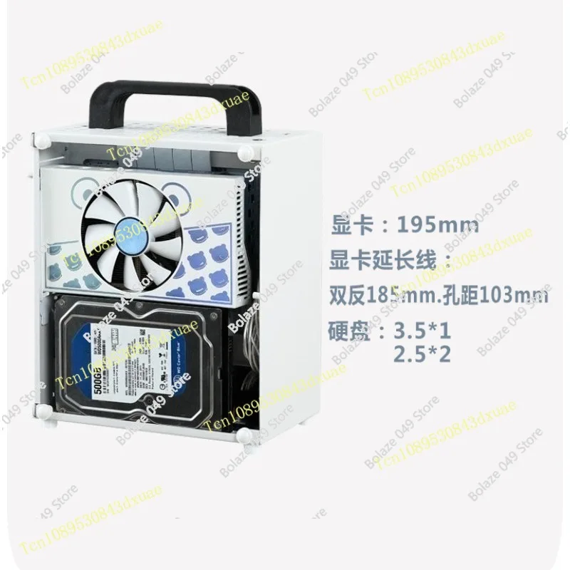Фото Корпус G40 Mini ITX Small Case A4 для портативного ноутбука и настольного компьютера M24 SGPC K39 №5