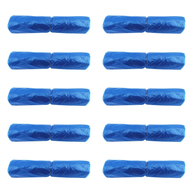 

Hot 500Pcs Waterproof Disposable Long Shoe Covers Carpet Cleaning Overshoes Protective