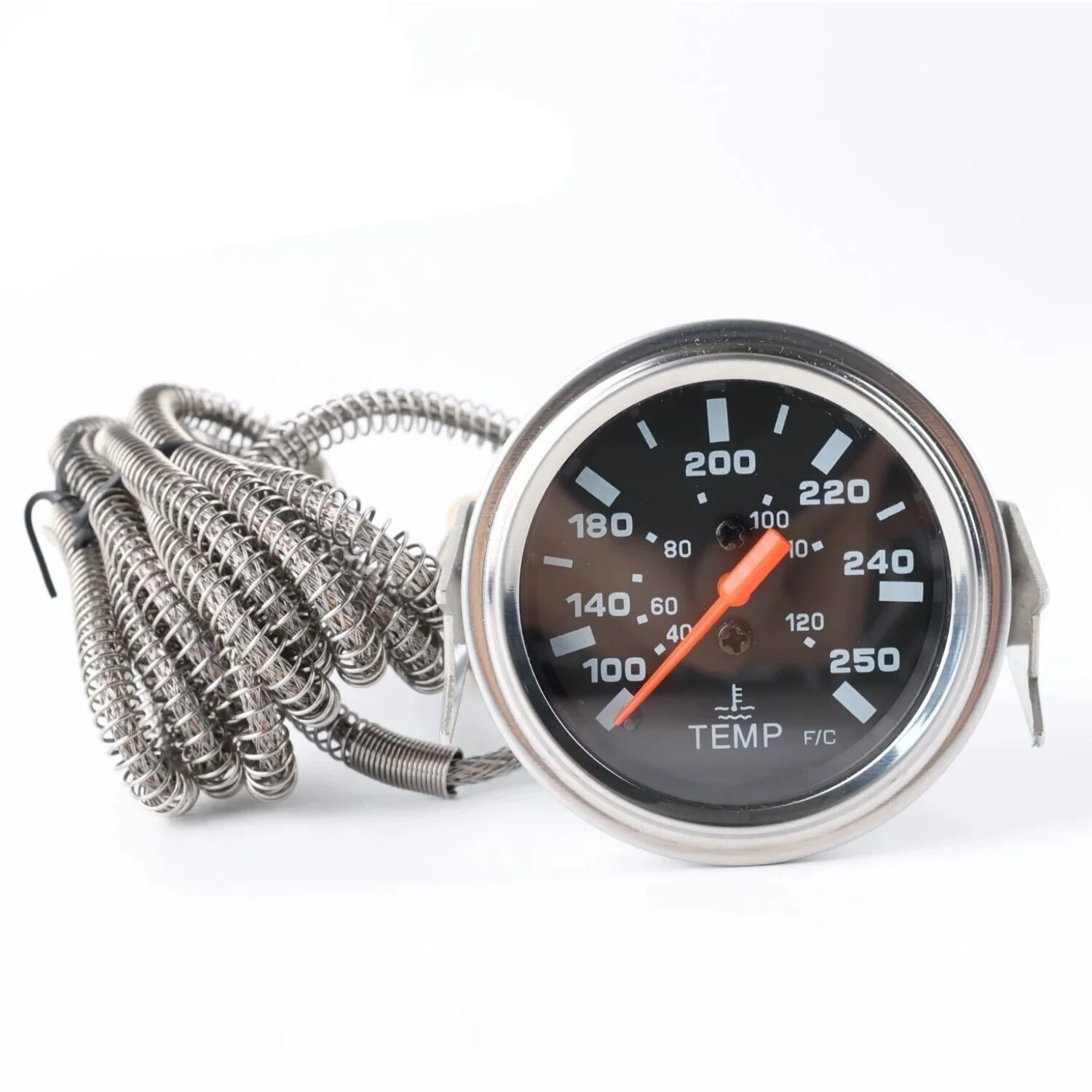 

2" 52MM Mechanical 40-120℃/100-250℉ Water Temp Gauge 12V Water Temperature Gauge Car Meter With Sensor NPT 1/2