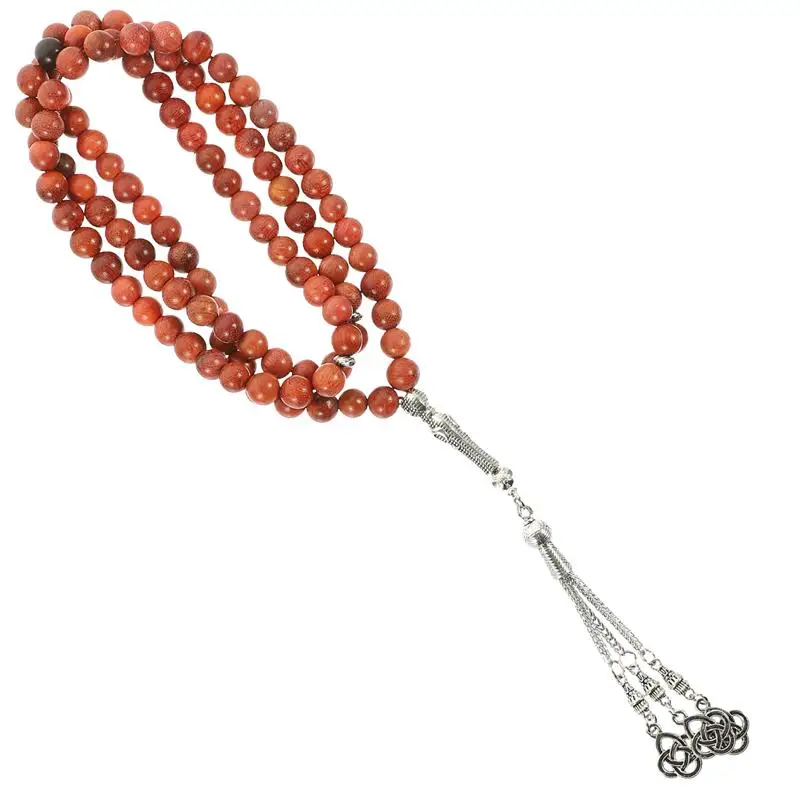 

Деревянные четки, браслет, четки, 99 бусин, ожерелье с кисточкой