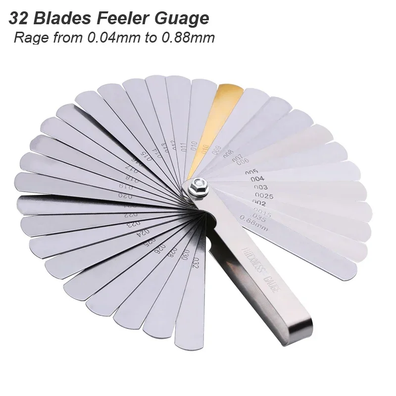 

Набор щупов 32 шт., сталь, 0.001-0.04", для мотоциклов