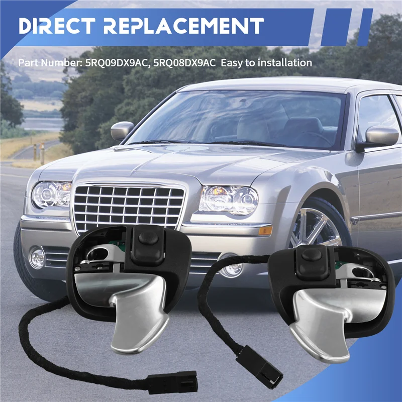 Фото Автомобильный рычаг переключения передач на руле для Dodge Challenger Charger Chrysler 300 Jeep Grand Cherokee 5RQ09DX9AC 5RQ08DX9AC №2