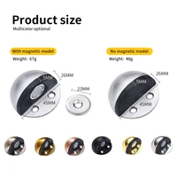 magnetic door stoppers 3m adhesive door holder magnet stainless steel for home hotel snowboard hanger wholesale suction bedroom