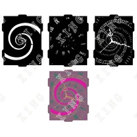 spiral clock layering stencils 2022 hot sale new diy scrapbooking greeting card paper gift craft knife mould blade punch stencil