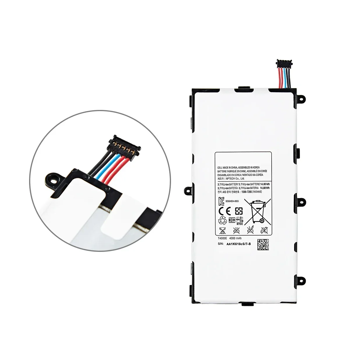 Новый аккумулятор для планшета T4000E 4000 мАч Samsung Galaxy Tab 3 7 0 '' T211 T210 T215 T217A T210R T2105