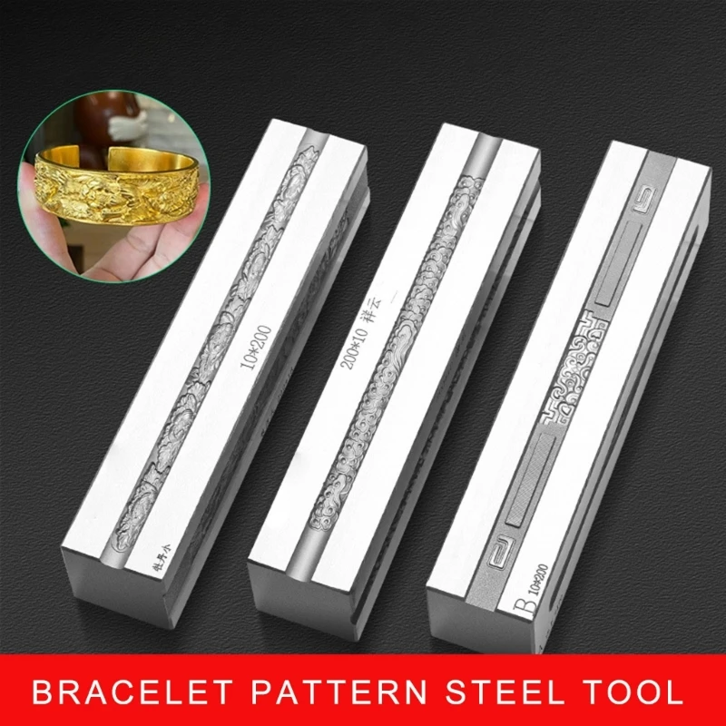Инструмент для создания стальных канавок с узором браслета пиона и облачного