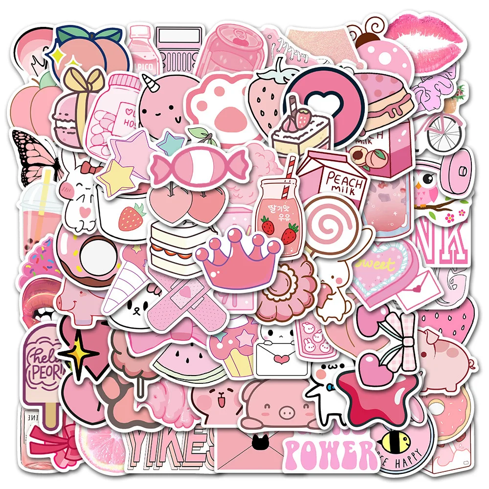 

10/30/50/100 шт., наклейки в виде кролика