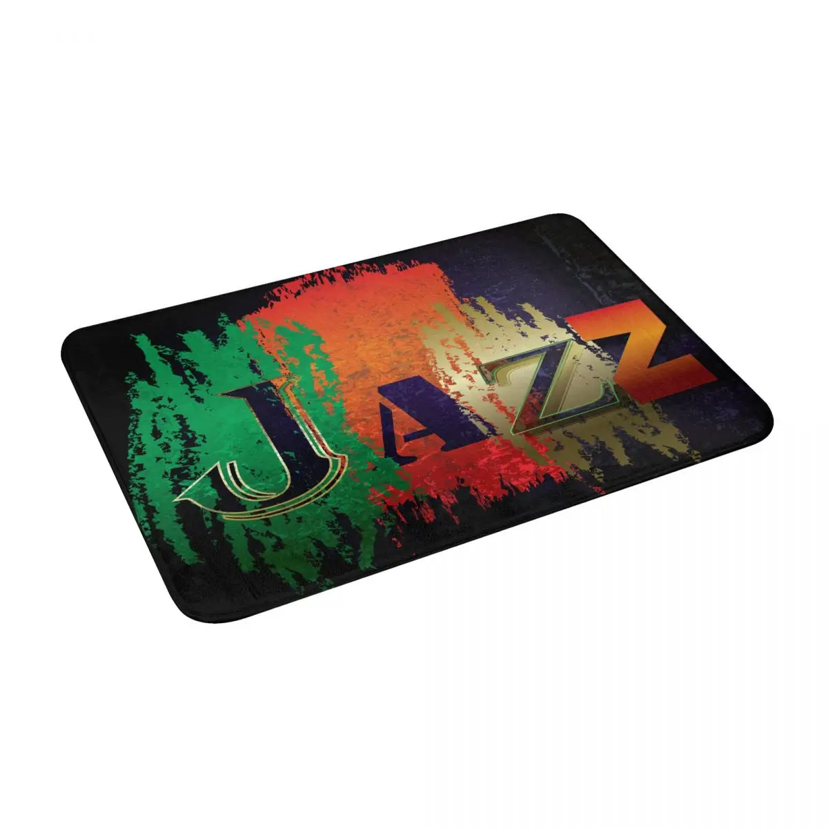 Нескользящий напольный коврик абстрактный джазовый музыкальный фон для комнаты