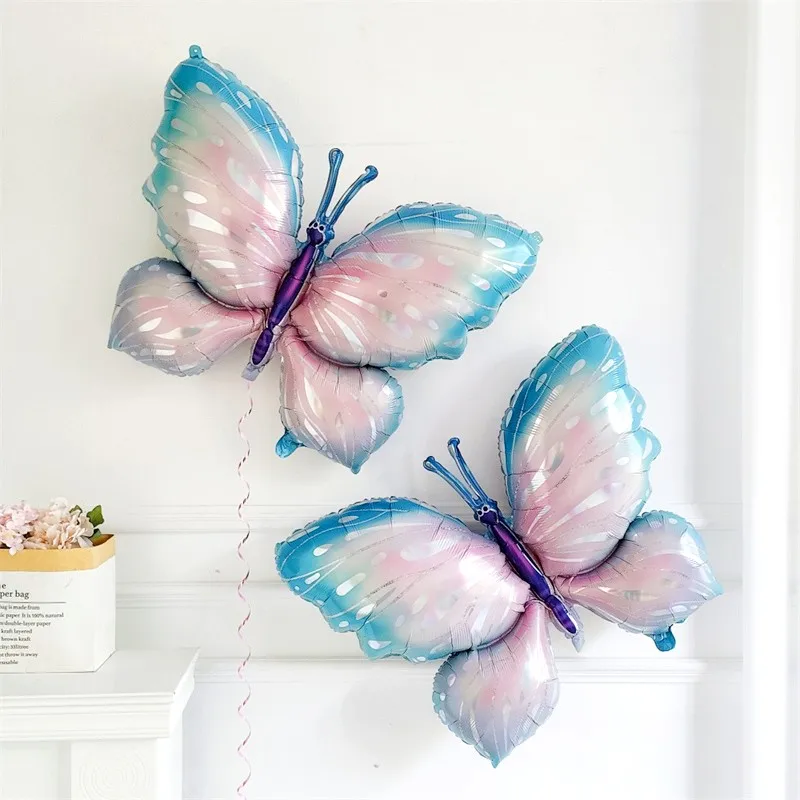 

Large Butterfly Aluminum Foil Balloons Colorful Butterfly Balloon Birthday Party Wedding Decorations Baby Kids Toy