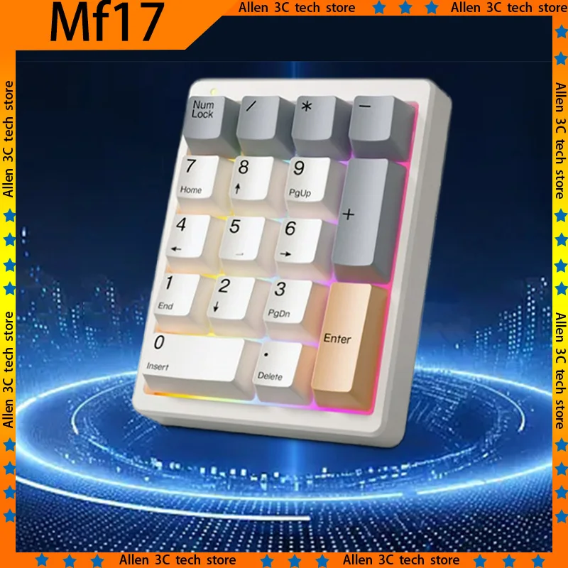 Magicforce Mf17 Механическая цифровая мини-клавиатура Компьютерная внешняя