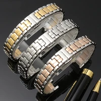 for tissot t094 steel stri metal watch band genera watch strap fashion rose stainless steel watch band replacement strap women