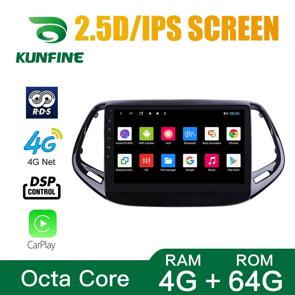 Android 10 0 1024*600 Восьмиядерный автомобильный DVD GPS навигатор плеер Deckless автомобильное