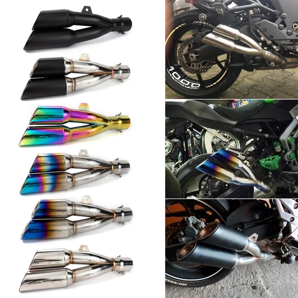 

51MM Universal Motorcycle Exhaust Pipe Modified Escape Moto Muffler DB Killer For DUKE790 890 CF800MT Z900 Z400 Z650 MT09