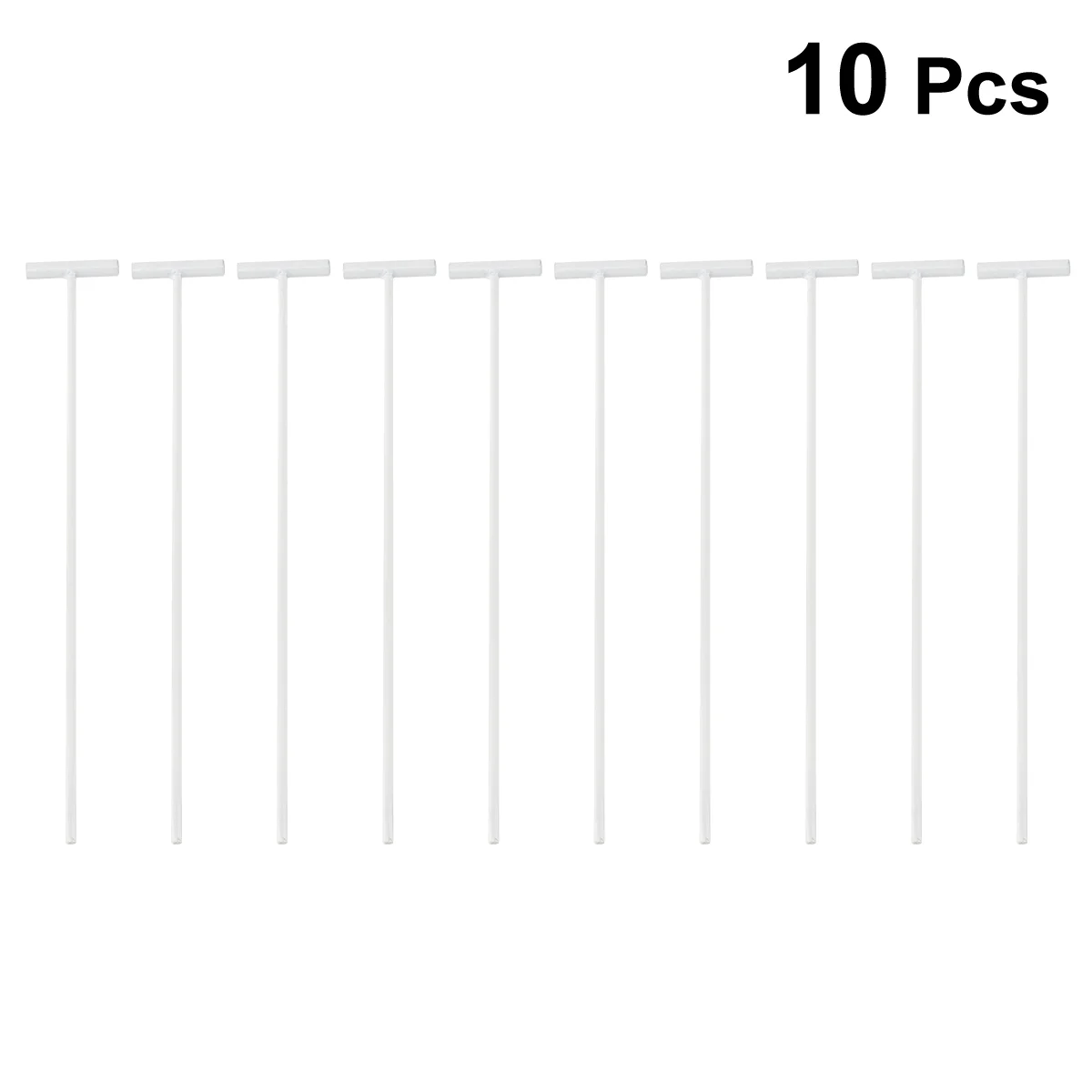 

10pcs Active Bird Cage Door Iron Bars Entrance Wire Trap Door Curtain Metal Removable Rod (Silver)