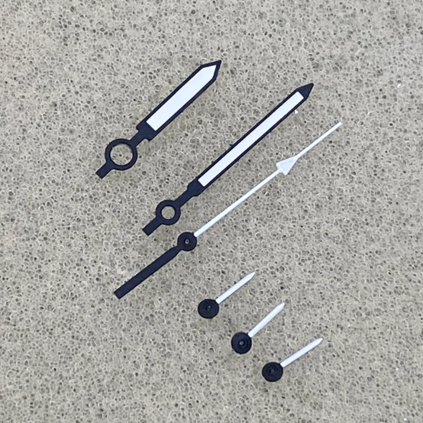 Watch Accessories Watch Hands 13.5MM 6 Hands Black White Green Luminous Suitable for VK63 Movement