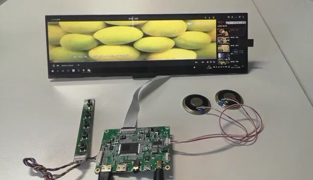 

12.6 Inch 1920*515 FHD 12.6" Stretched LCD Screen IPS Aida 64 Raspberry Pi PC Compatible LCD Display Panel