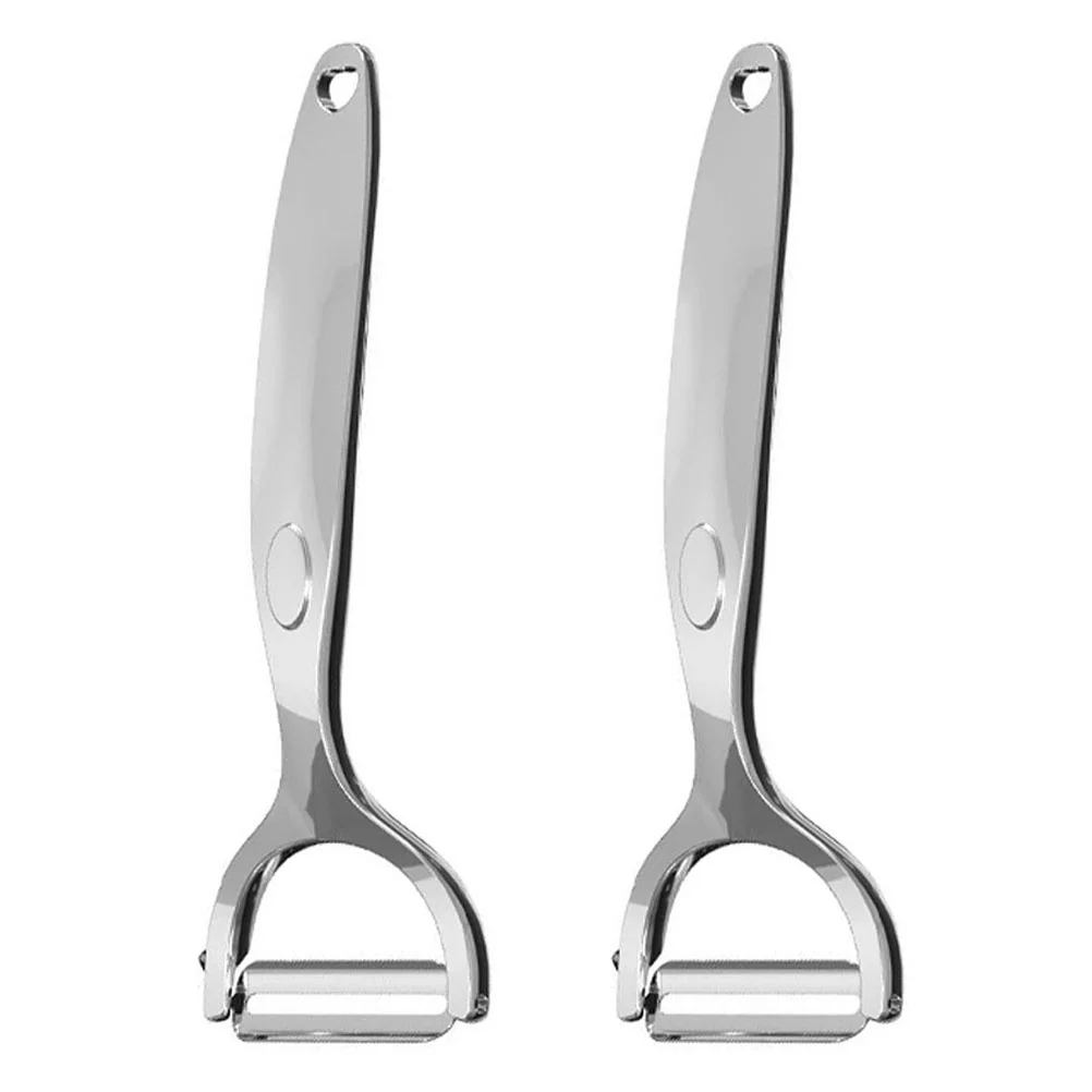 

2pcs Kitchen Y-shaped Potato Peeler Stainless Steel Household Carrot Peelers