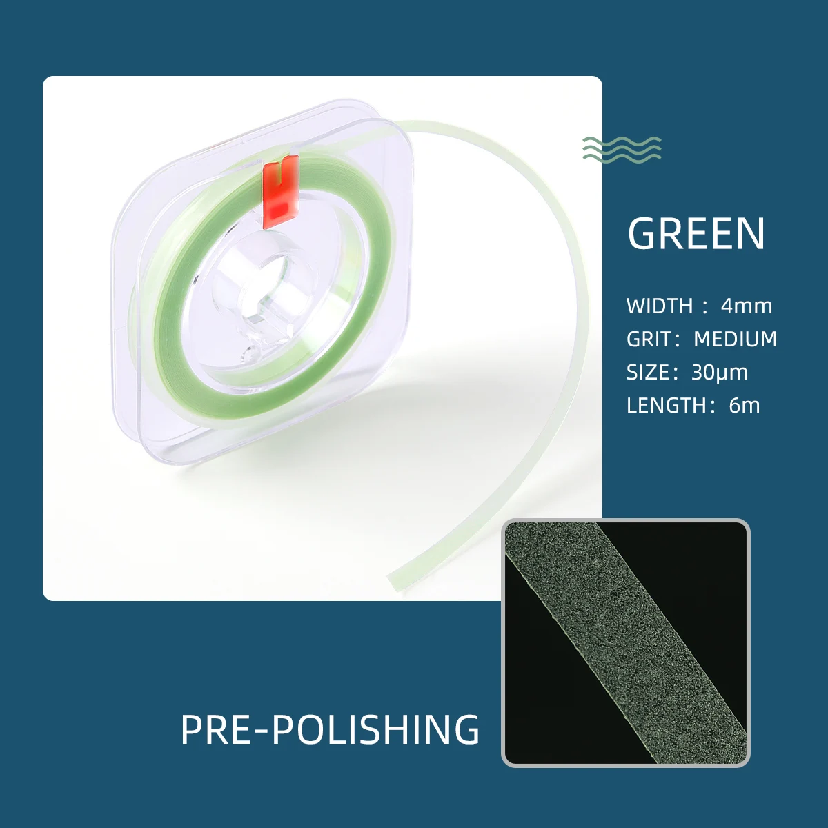 Полоска полировальная Стоматологическая 6 х4 мм 1 рулон