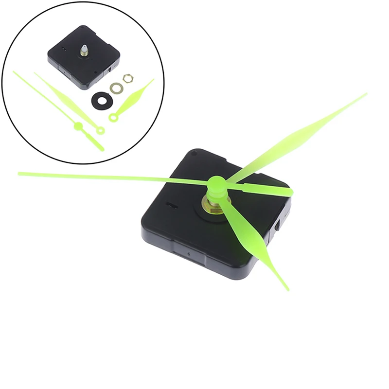 

High Quality Luminous Silent Wall Quartz Clock Movement Repair Tool Parts Kit DIY Set For Repairing Replacing Or Making A Clock