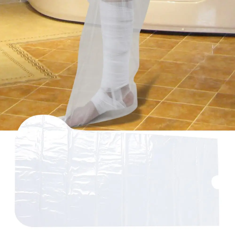 

Adult Leg Cast Cover for Shower Swimming Clear Waterproof Foot Wound Bandage Protector Watertight Protection Shank Ankle Wound