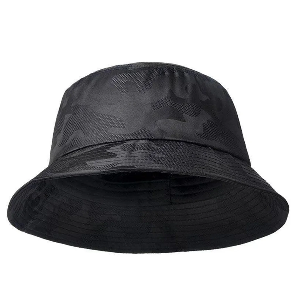 

New Men Hat Panama Black Bucket Hat Outdoor Sun Protection Hats for Men Hiking Climbing Fisherman Hip Hop Cap Male Fishing Hats