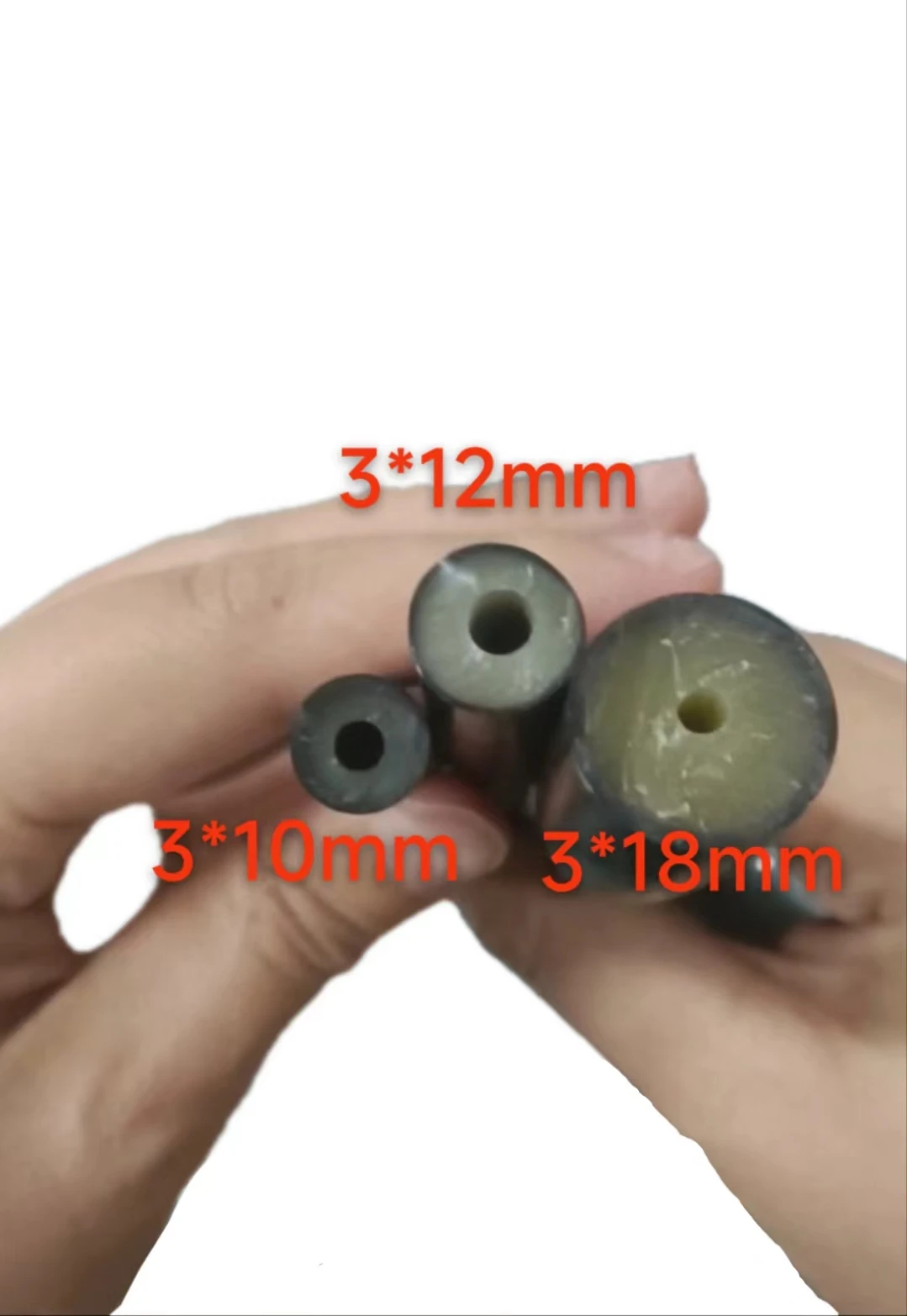 Копье для пистолета резиновая трубка черная натуральная латексная