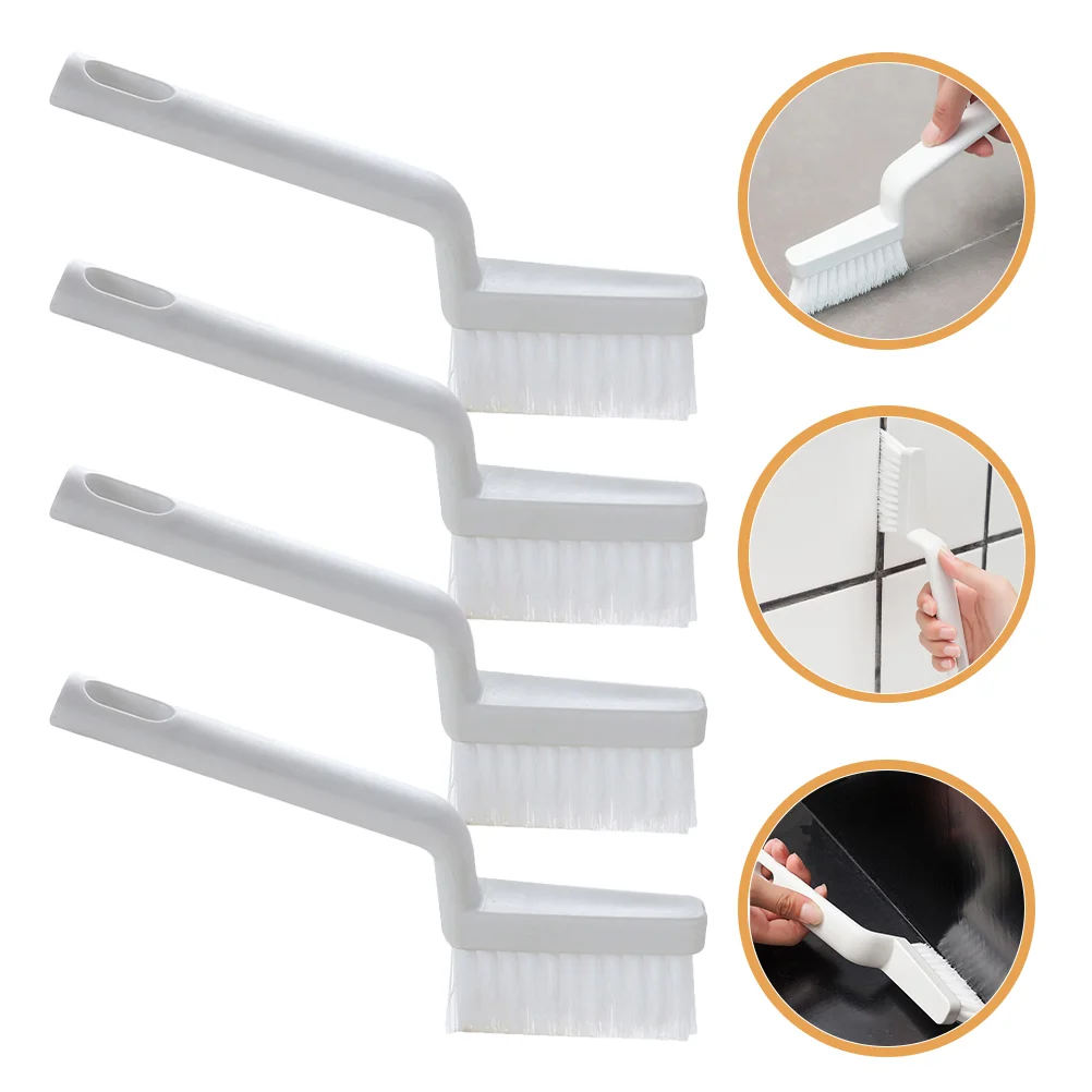 

4 Pcs Gaps Cleaning Brush Small Groove Plastic Brushes Cleaner Tool Door Track Crevice