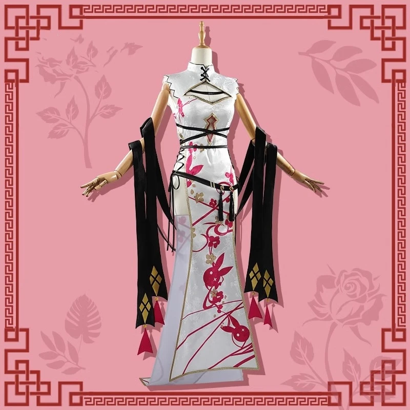 Vtuber Nijisanji Yorumi Rena Косплей Костюм Женщины Cos Cheongsam Платье Comic-con Party Youtuber Элегантная