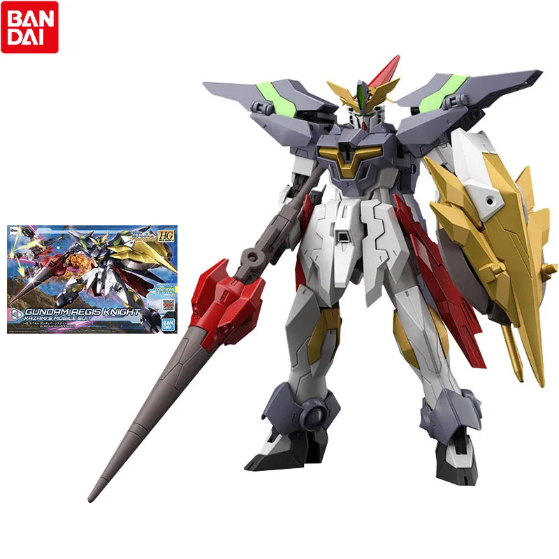 

Bandai Gundam Model Kit Anime Figure HGBD 1/144 Gundam Aegis Knight Genuine Robot Model Action Toy Figure Toys for Children