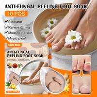 10pcs ginger anti fungal foot soak tablets stress relief skin softening callus remover foot peeling bathing tablets foot care