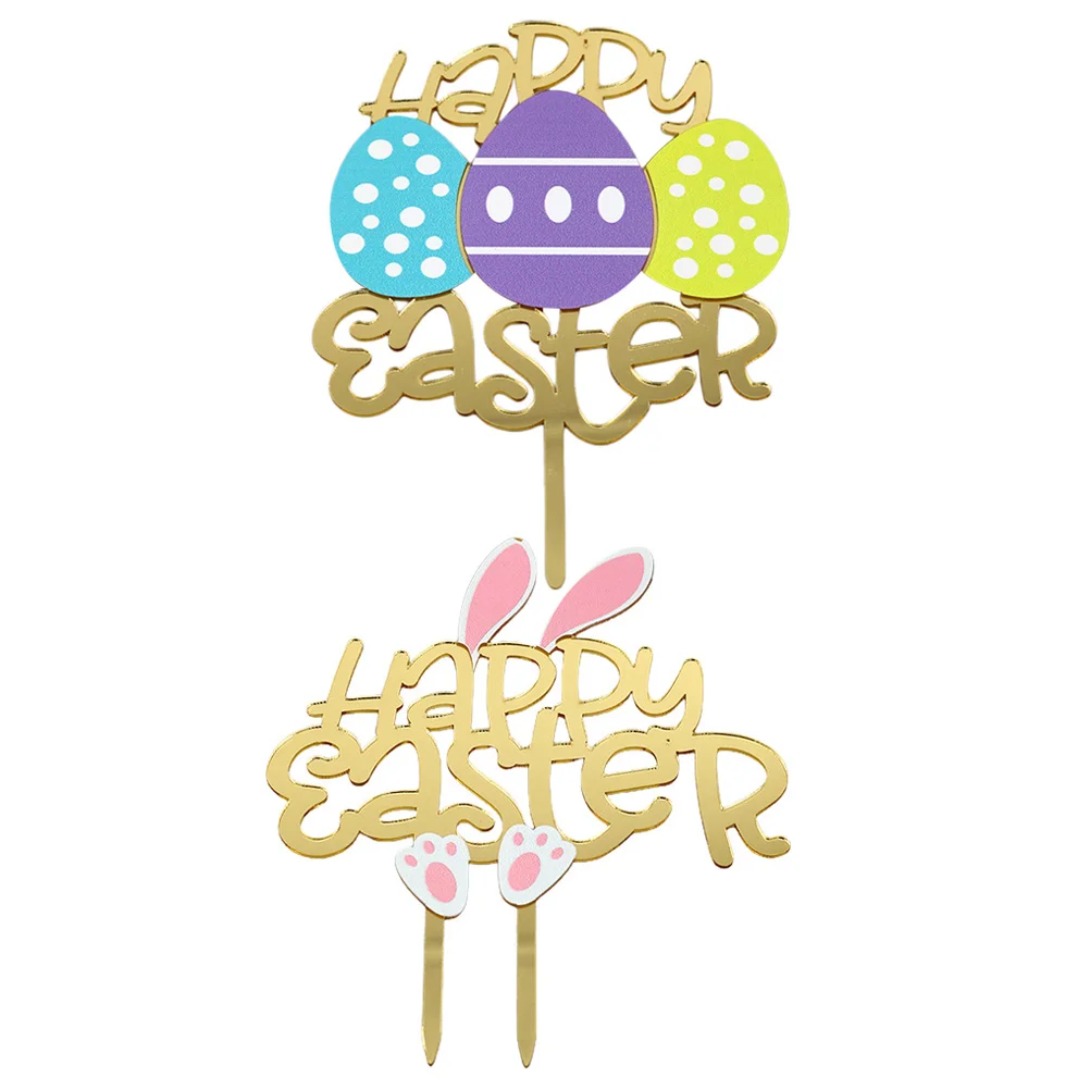 

2pcs Lightweight Novel Durable Cake Topper Cake Picks for Cupcake Cake Dessert