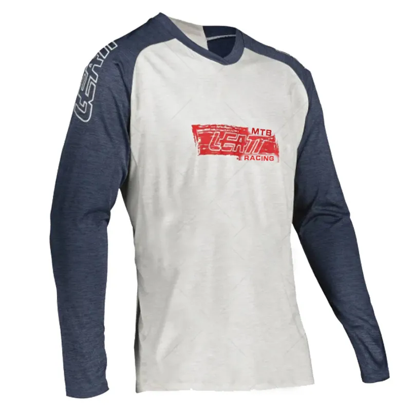2023 горный велосипед Mtb Leatt Rracing Горный мотоцикл горный Джерси MTB внедорожник DH MX велосипед локомотив рубашка для пересеченной местности горный
