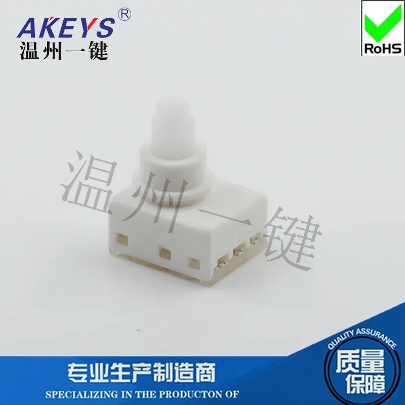 

КАН-45 Автомобильный переключатель Круглая кнопка сброса Кнопка запуска управления Разъем Белая модификация