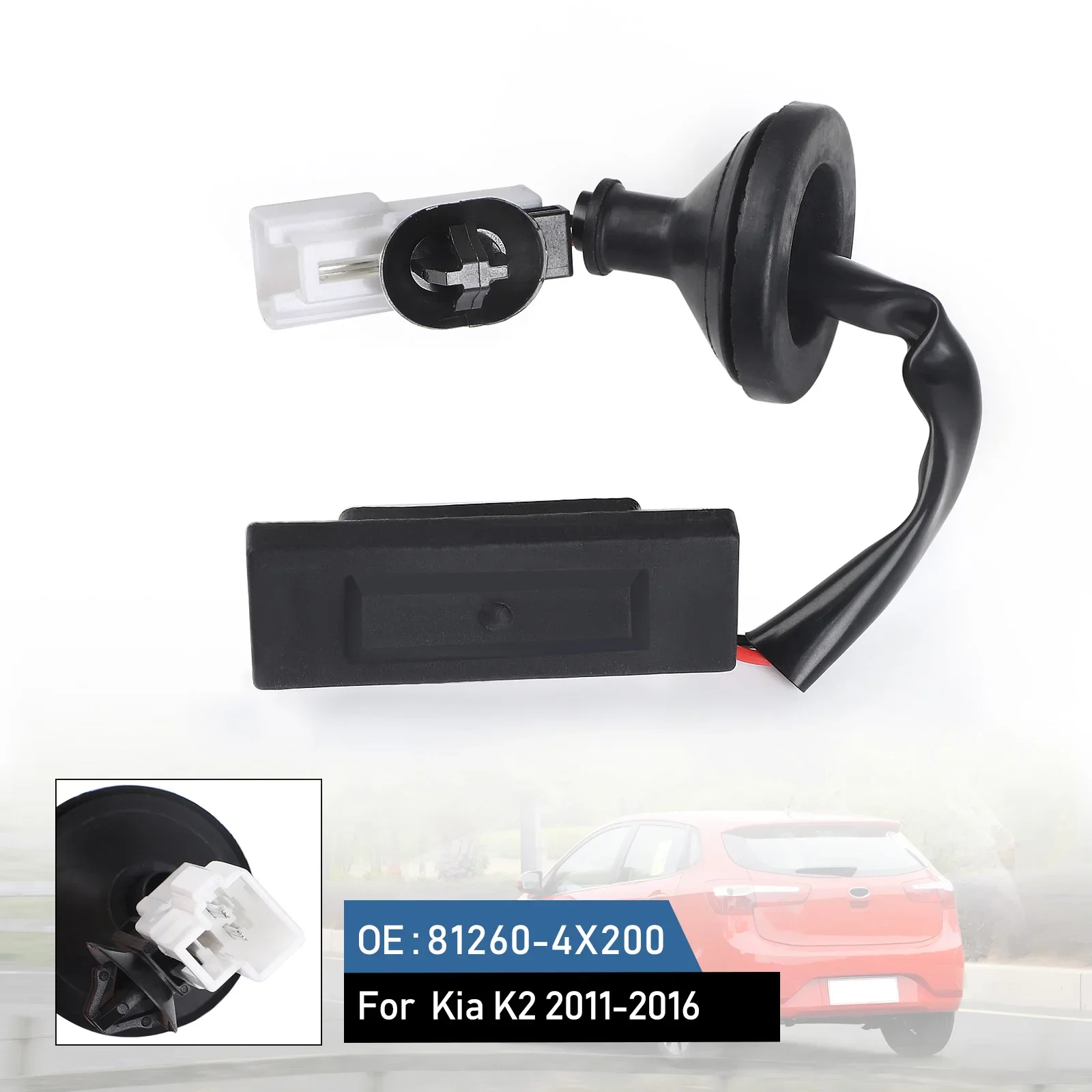 81260-B4000 81260-4X200 Black ABS CaseTrunk Lid Lock Release Switch for Hyundai I10 2013-2021