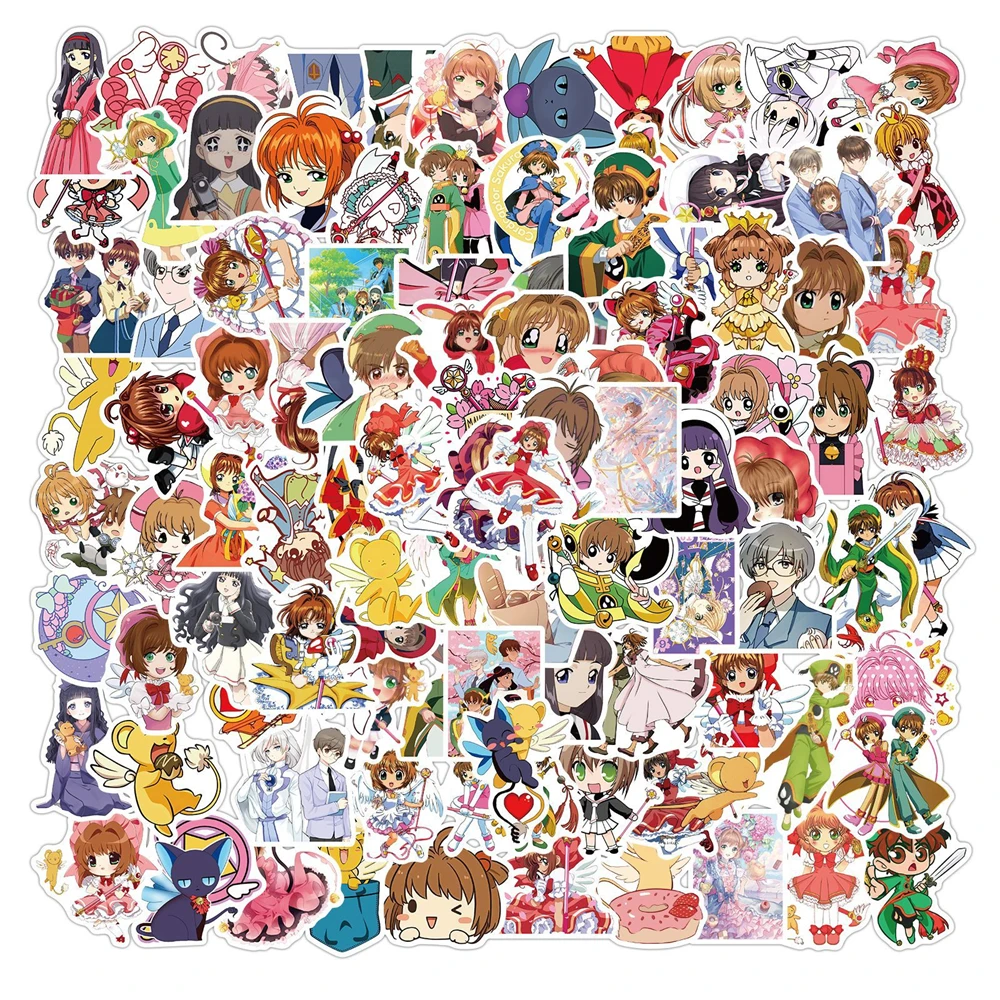 

10/30/50PCS Anime Cardcaptor Sakura Creative Graffiti Sticker Refrigerator Suitcase Skateboard Laptop Computer Wholesale