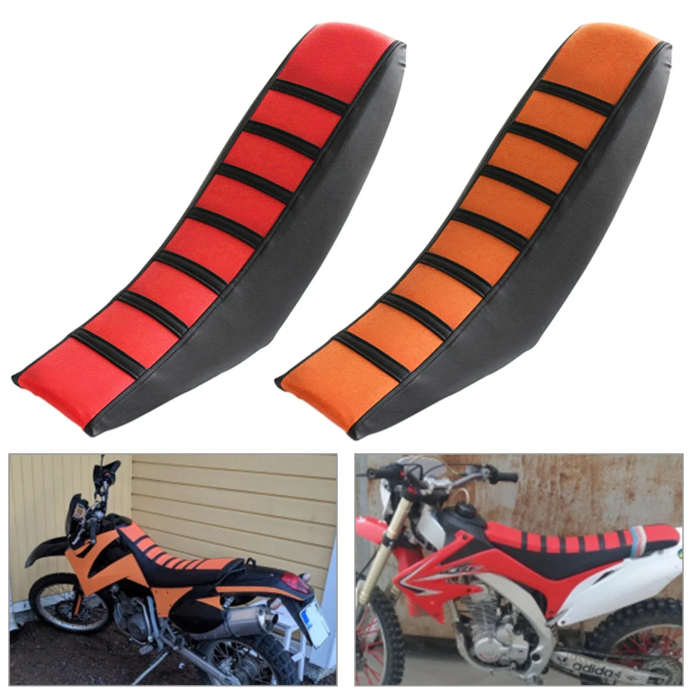 

Motorcycle Seat Cover Striped Gripper Soft Rubber Seat Cover for SX XC EXC XC-W SX-F 85 105 125 150 200 250 300 350 450