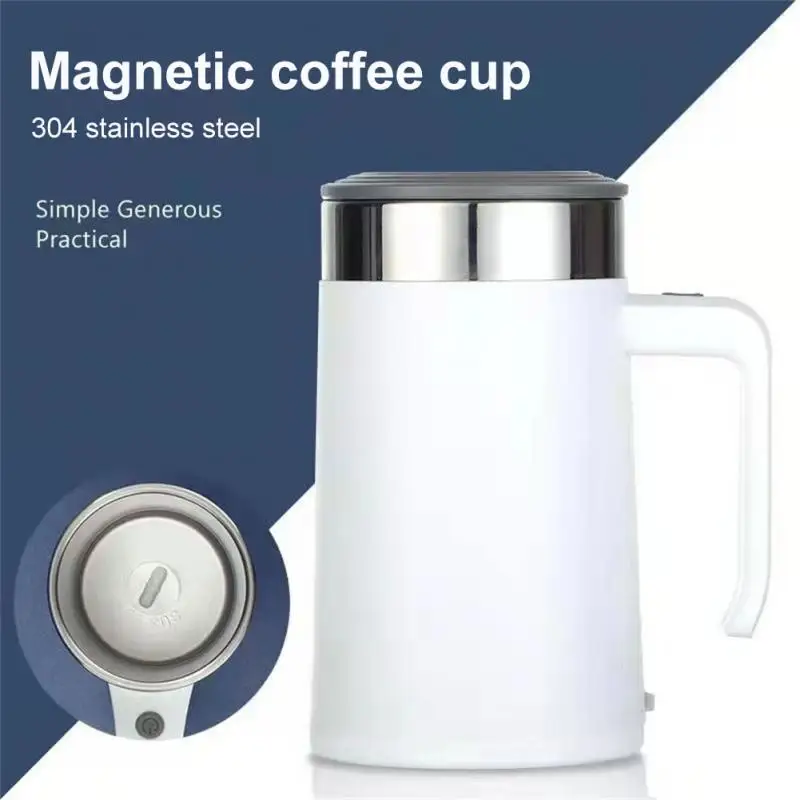 

450ml USB Rechargeable Automatic Self Stirring Magnetic Mug Creative 304 Stainless Steel Smart Coffee Milk Mixer Stir Cup