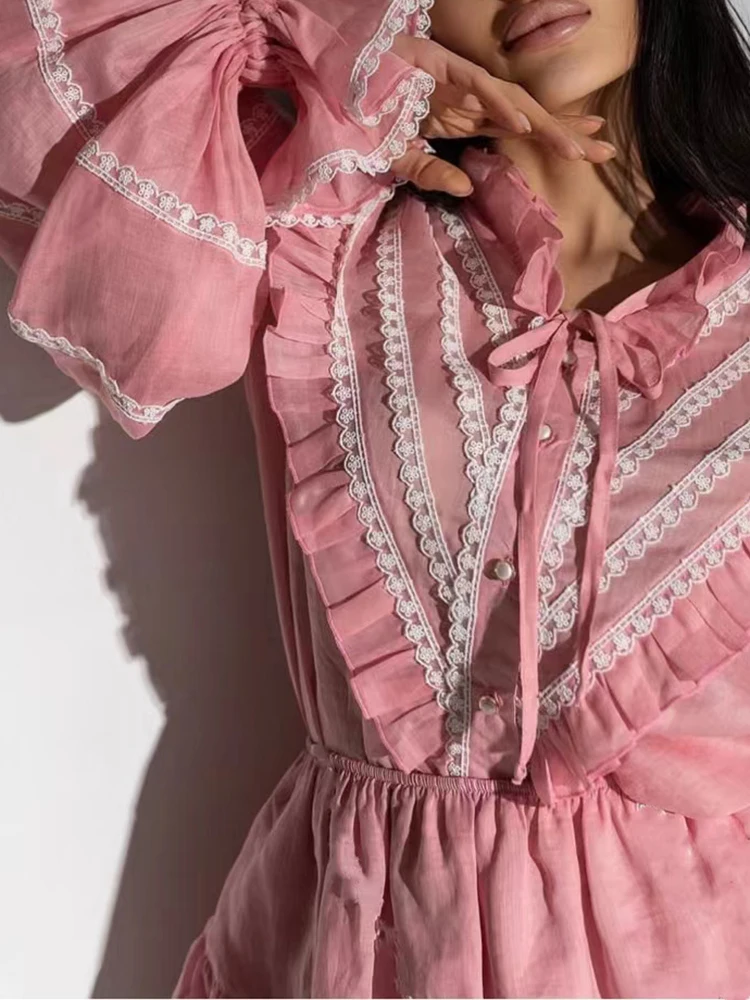 Женский комплект из двух предметов VGH Однотонная рубашка со стоячим воротником и