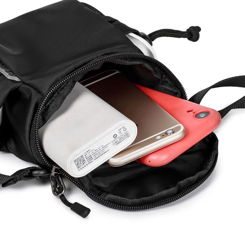 New Japanese Style Messenger Backpack Casual Shoulder Bag Small Waist Bag Men and Women Mobile Phone Wallet Storage Bag