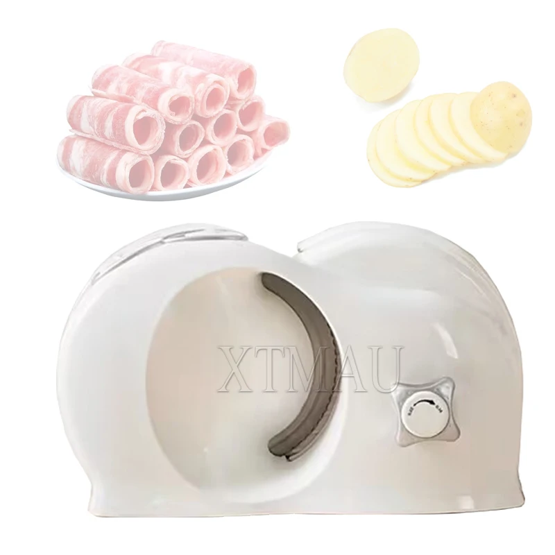 

Electric Meat Cutter Slicer Multi Function Food Slicers Foldable Bread Fruit Radish Slicing Machine