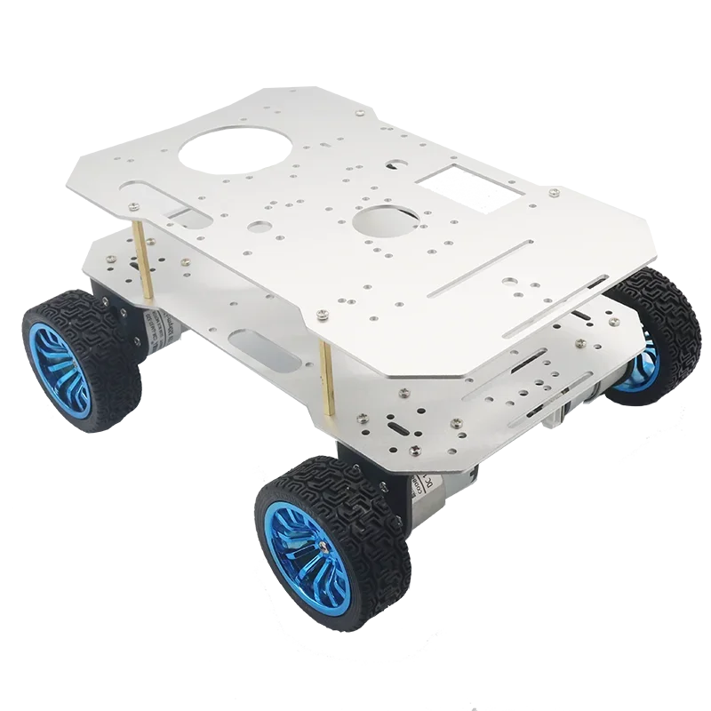 Дифференциальный шасси ROS robot trolley 4WD четырехколесный двигатель кодировщика 520