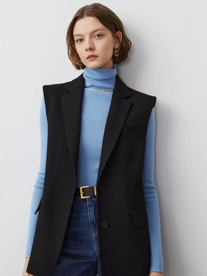 

Lady's Vest Autumn and Winter Cashmere Wool Vest Coat Casual Commuter Jacket Women New in Matching Sets Rarf Official Store Trf