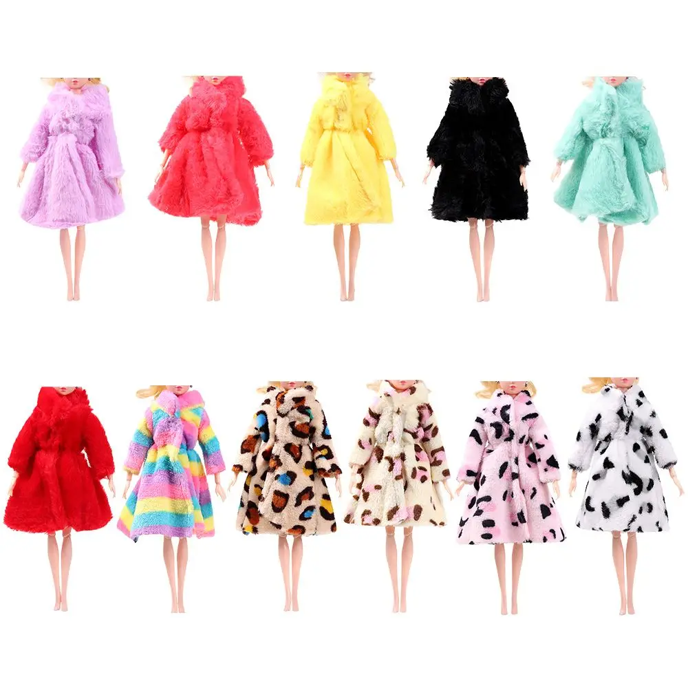 

Plush Kids Toy Clothing Accessories Suitable for 27-29cm Winter Overcoat Party Dressing Nightgown Long Coat