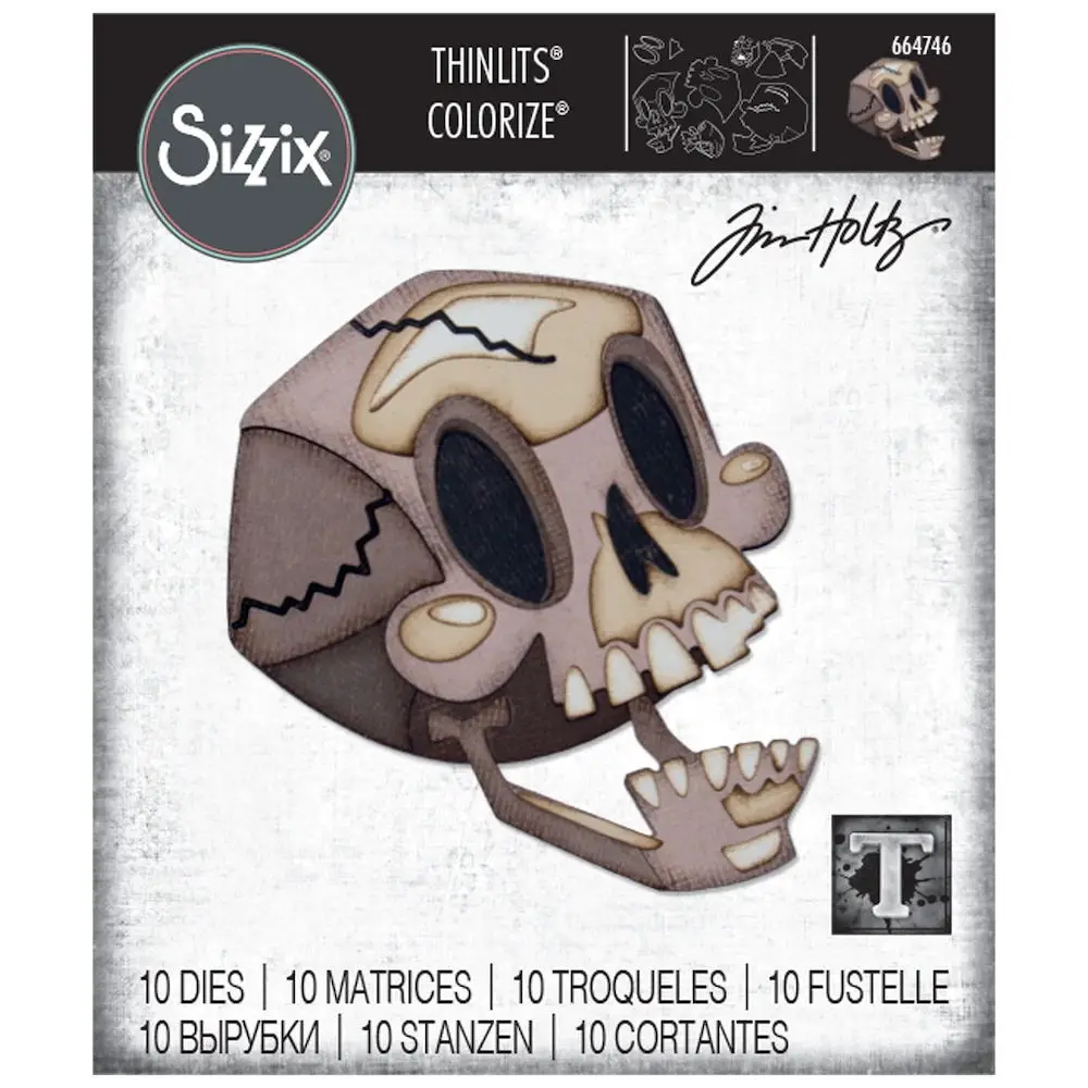 

2022 New Halloween Hot-selling Skull Metal Cutting Dies Suitable for Diy Scrapbook Making Photo Album Gifts Handmade Decoration